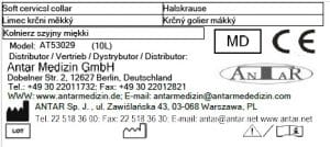 AT53029 Weiche Cervicalstütze E AT53029 10L