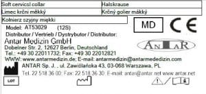 AT53029 Weiche Cervicalstütze E AT53029 12S