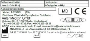 AT53029 Weiche Cervicalstütze E AT53029 8S