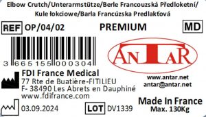 Unterarmstütze OPTI-COMFORT E PREMIUM