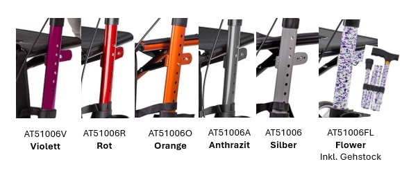 Aluminium Reise Rollator AT51006 / R – Jetzt ansehen auf Antar Medizin GmbH Aluminium Reise Rollator AT51006 / R – Bild 15