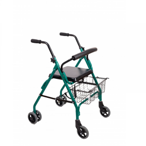 AT51028 Aluminium Vierrad Rollator