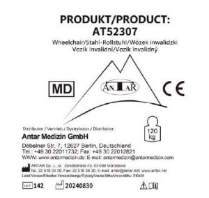 AT52307 Stahl Rollstuhl E AT52307