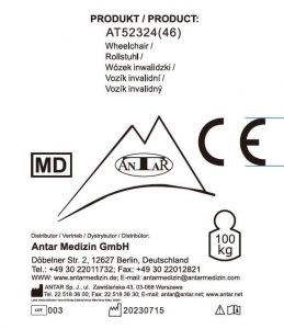AT52324 Rollstuhl – Jetzt ansehen auf Antar Medizin GmbH AT52324 Rollstuhl E AT52324 46