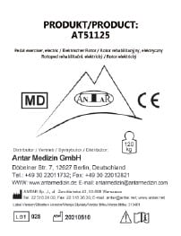 AT51125 Elektrischer Rehabilitationstrainer E AT51125