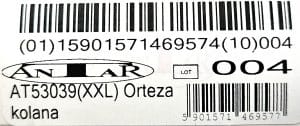 AT53039 Knieorthese mit Spiralförmigen Verstärkungen AT53039 XXL